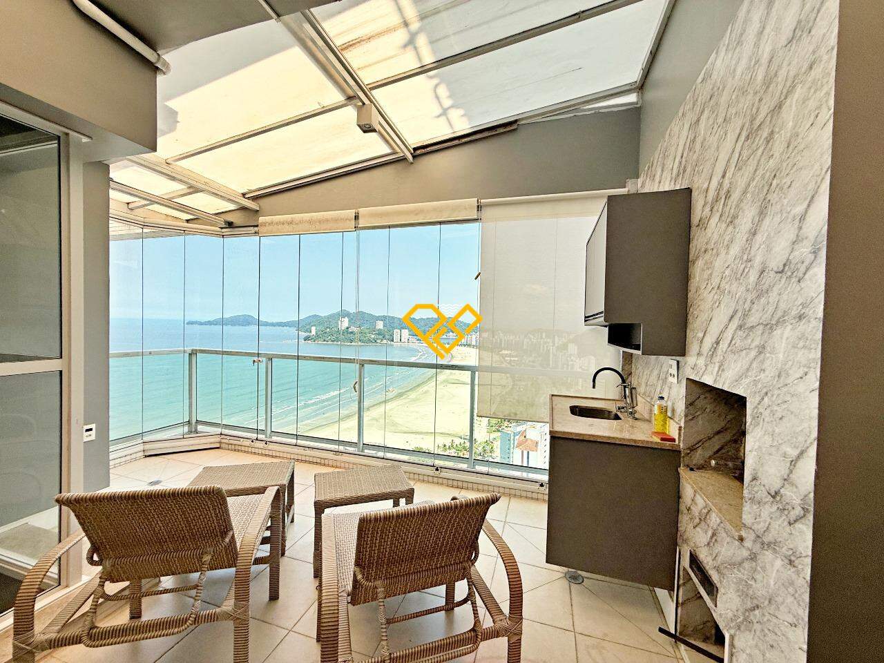 Cobertura à venda no José Menino: Varanda