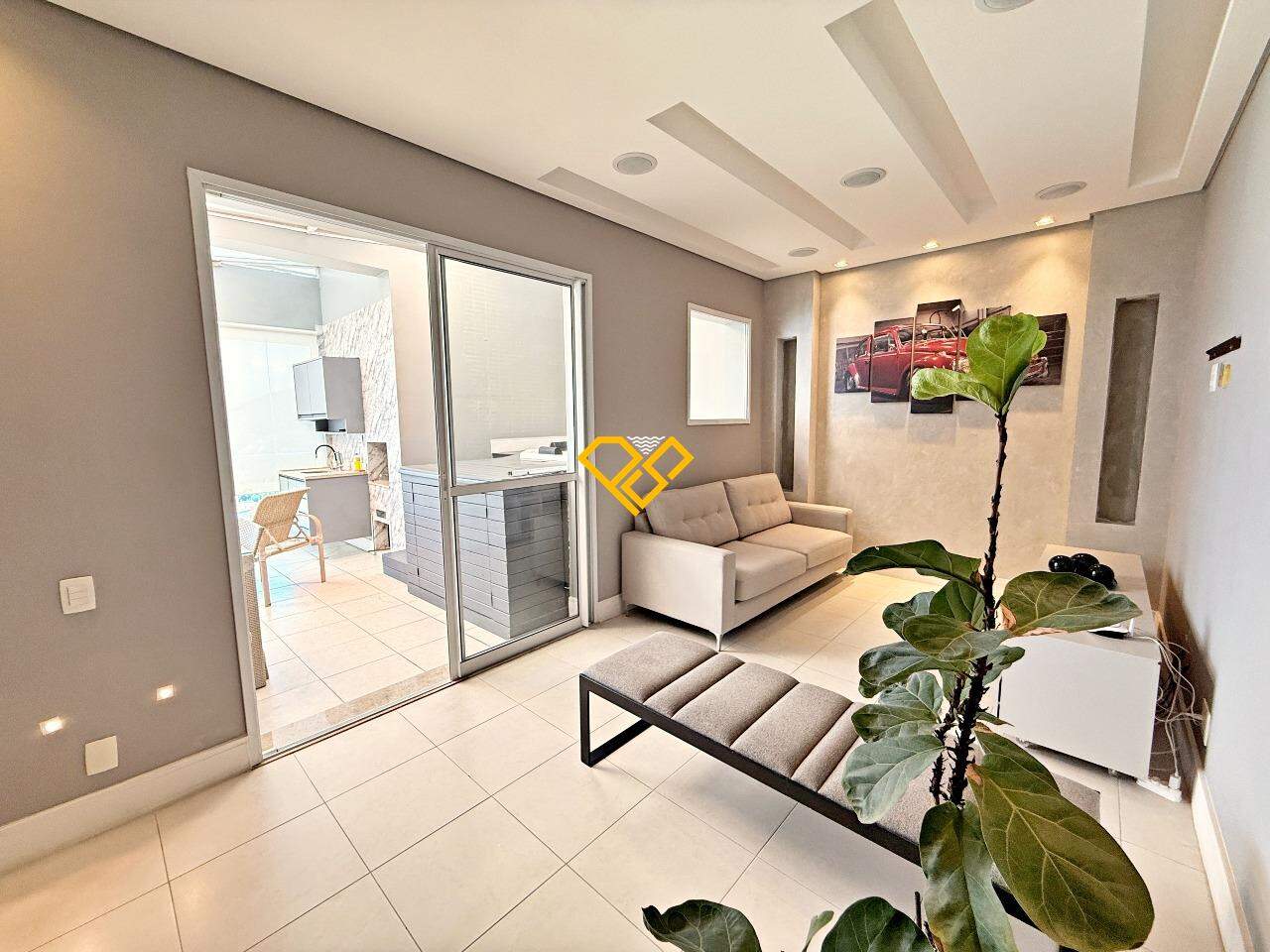 Cobertura à venda no José Menino: Sala