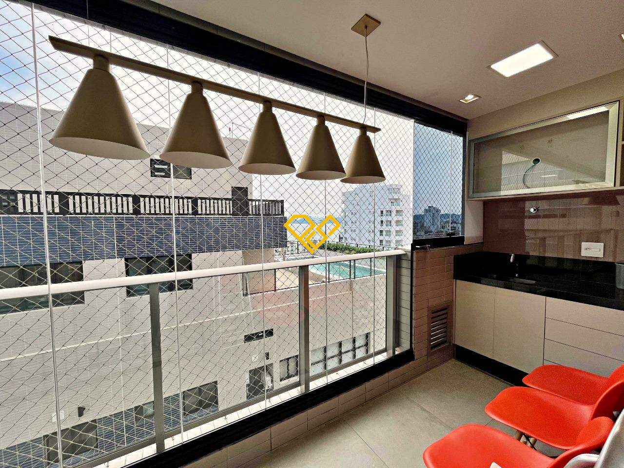 Apartamento à venda no Aparecida: Varanda