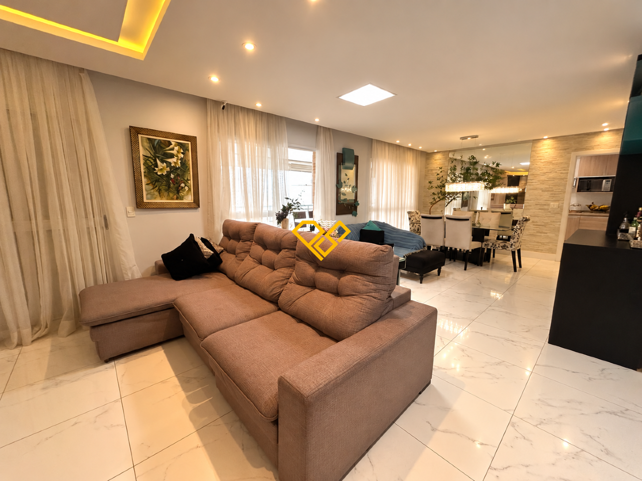 Apartamento à venda no Gonzaga: Sala