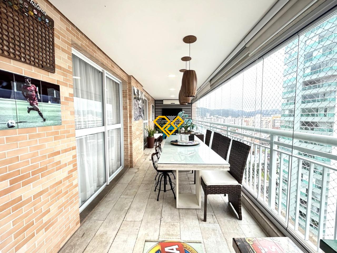 Apartamento à venda no Gonzaga: Varanda