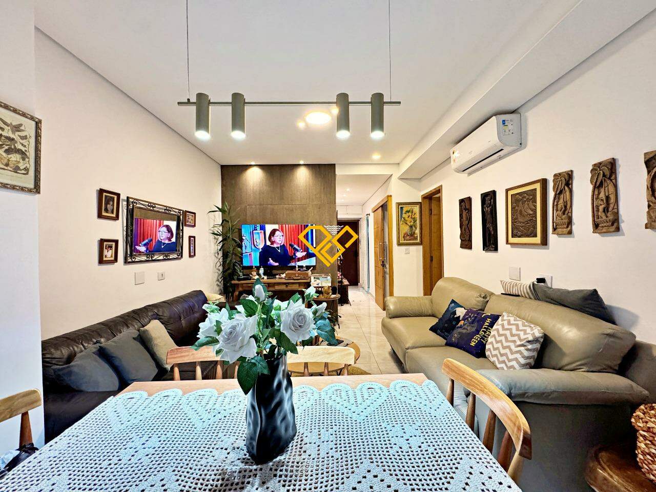 Apartamento à venda no José Menino: Sala