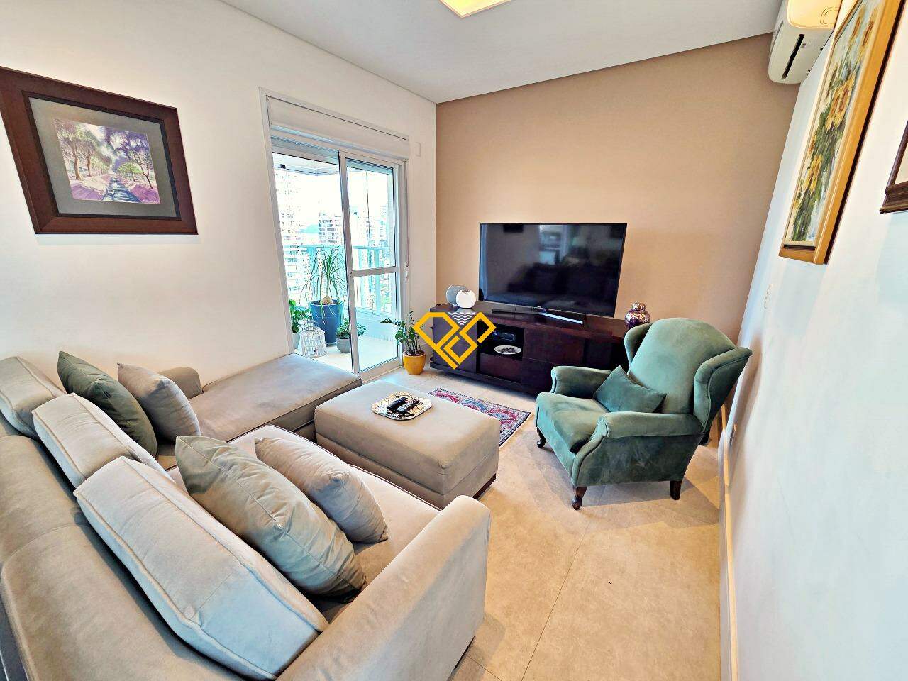 Apartamento à venda no Gonzaga: Sala