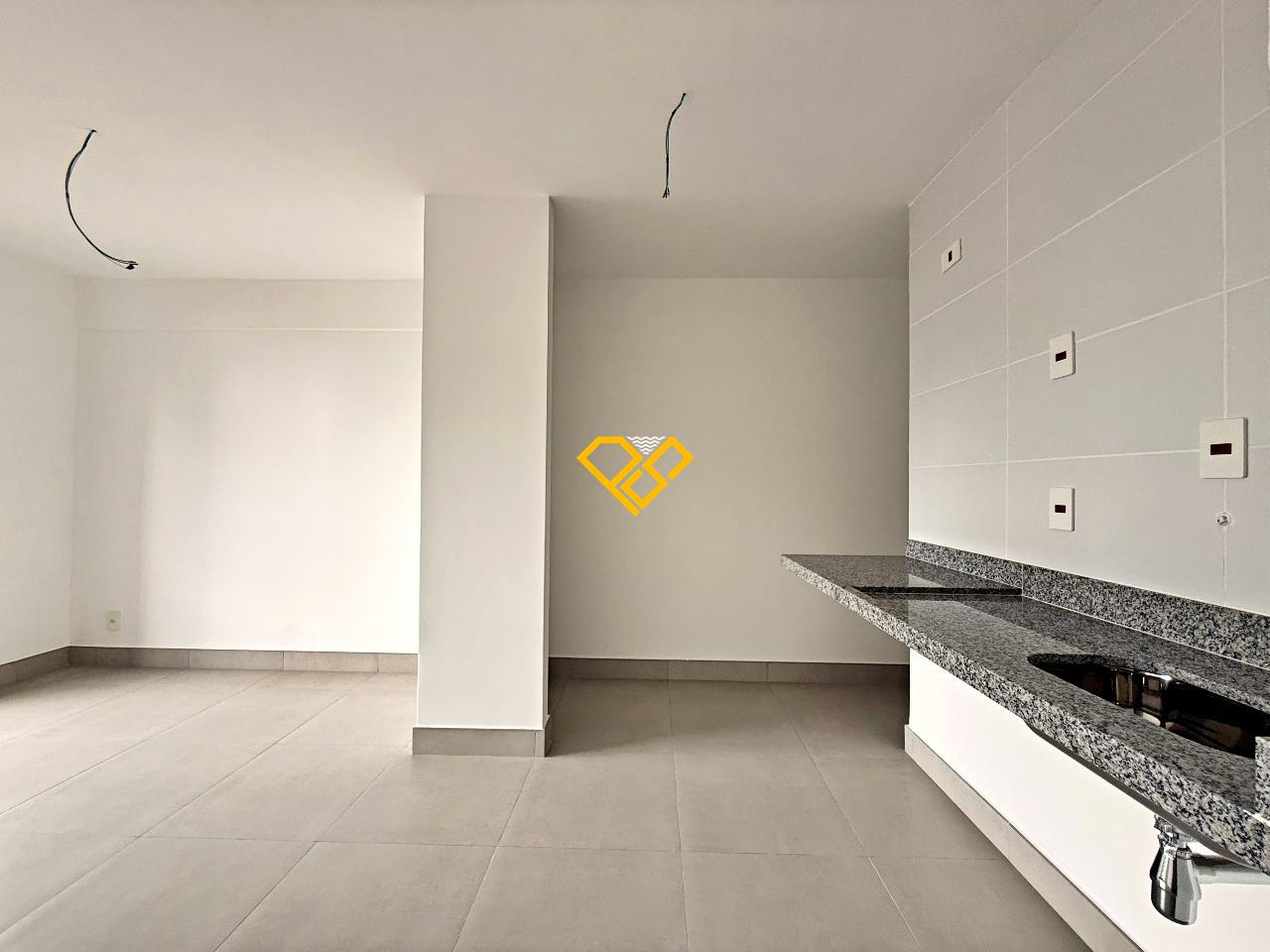 Apartamento à venda no Aparecida: Sala integrada a cozinha