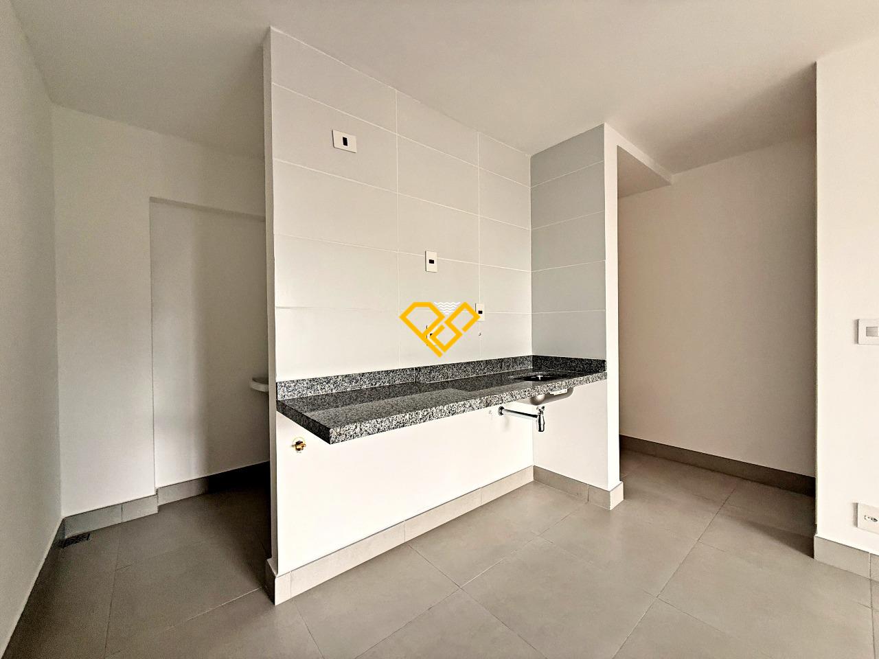Apartamento à venda no Aparecida: Sala integrada a cozinha