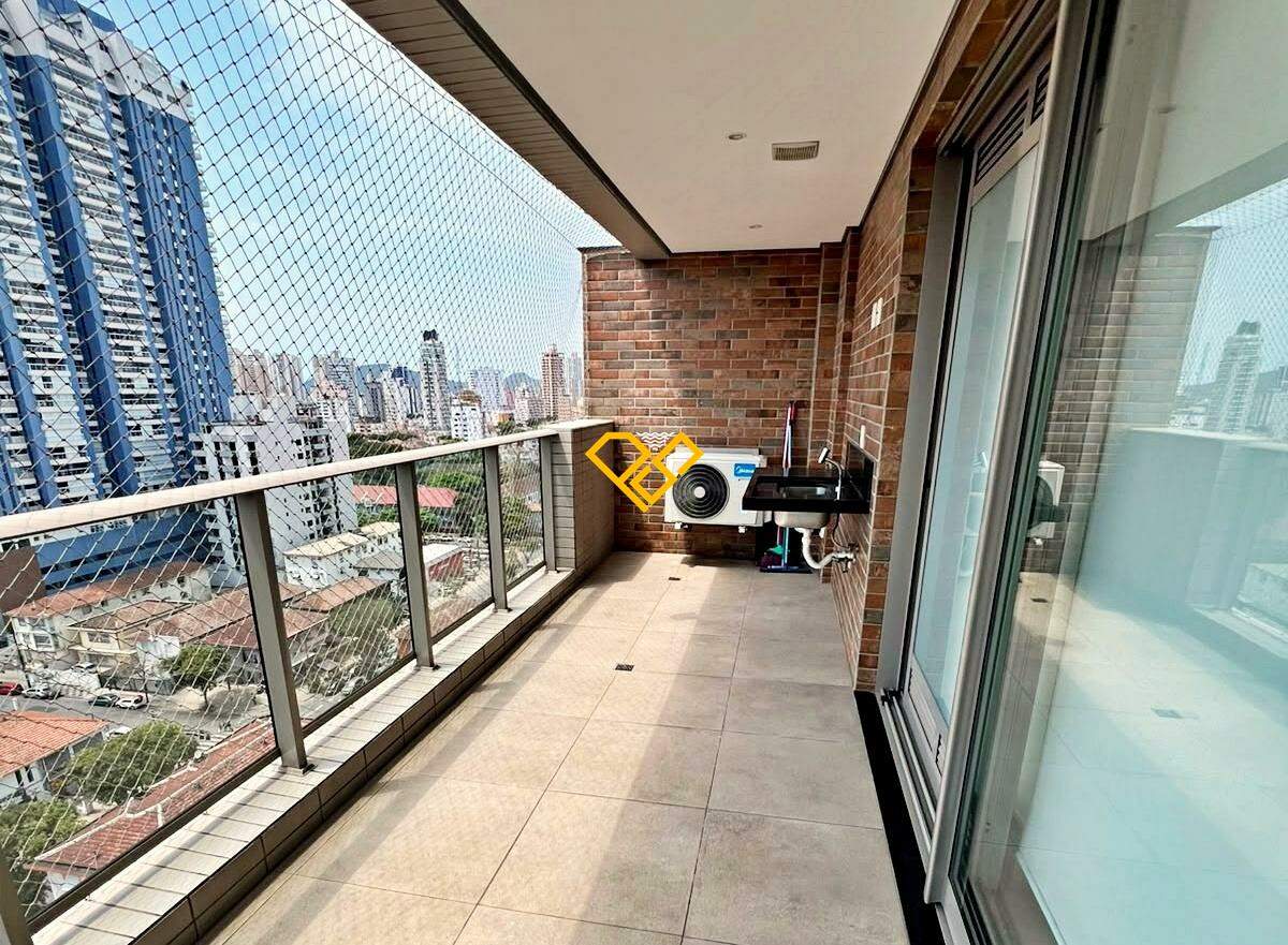 Apartamento para aluguel no Aparecida: Varanda