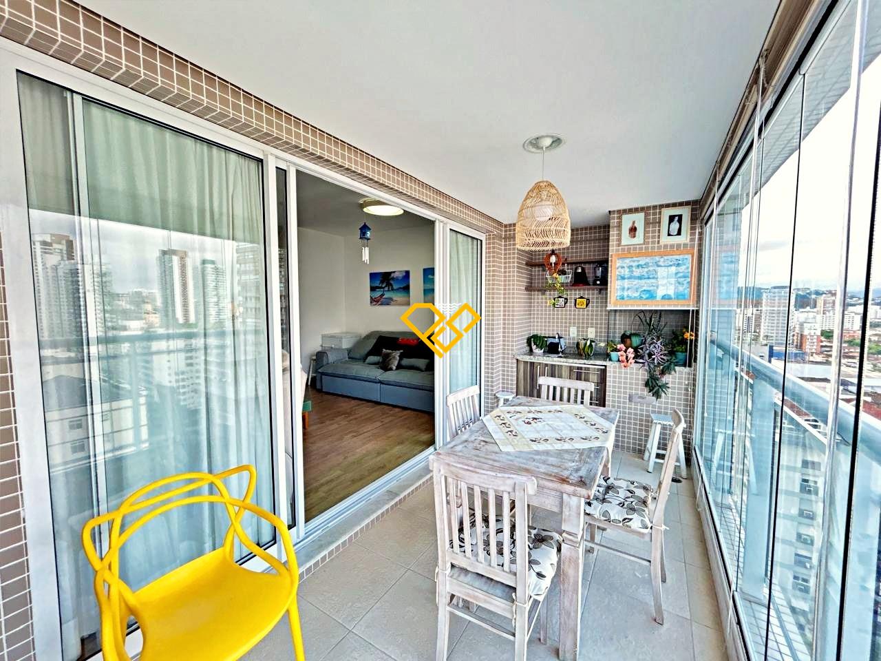 Apartamento para aluguel no José Menino: Varanda