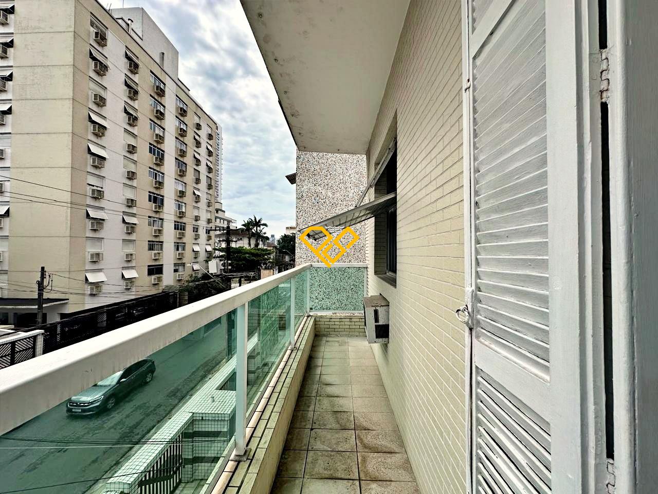 Apartamento à venda no Embaré: Varanda
