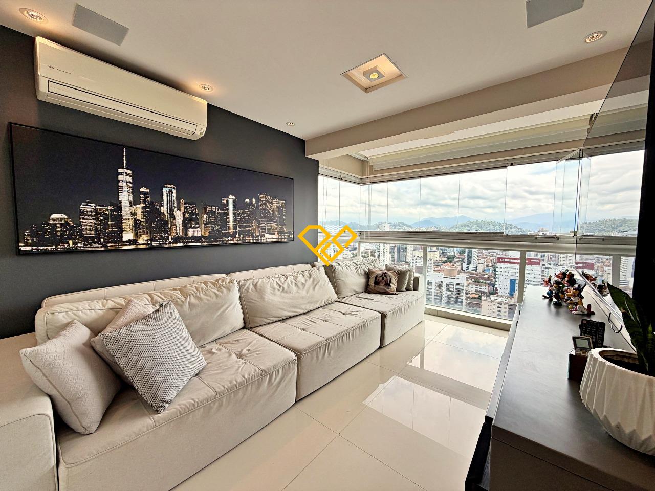 Apartamento à venda no Gonzaga: Sala de tv