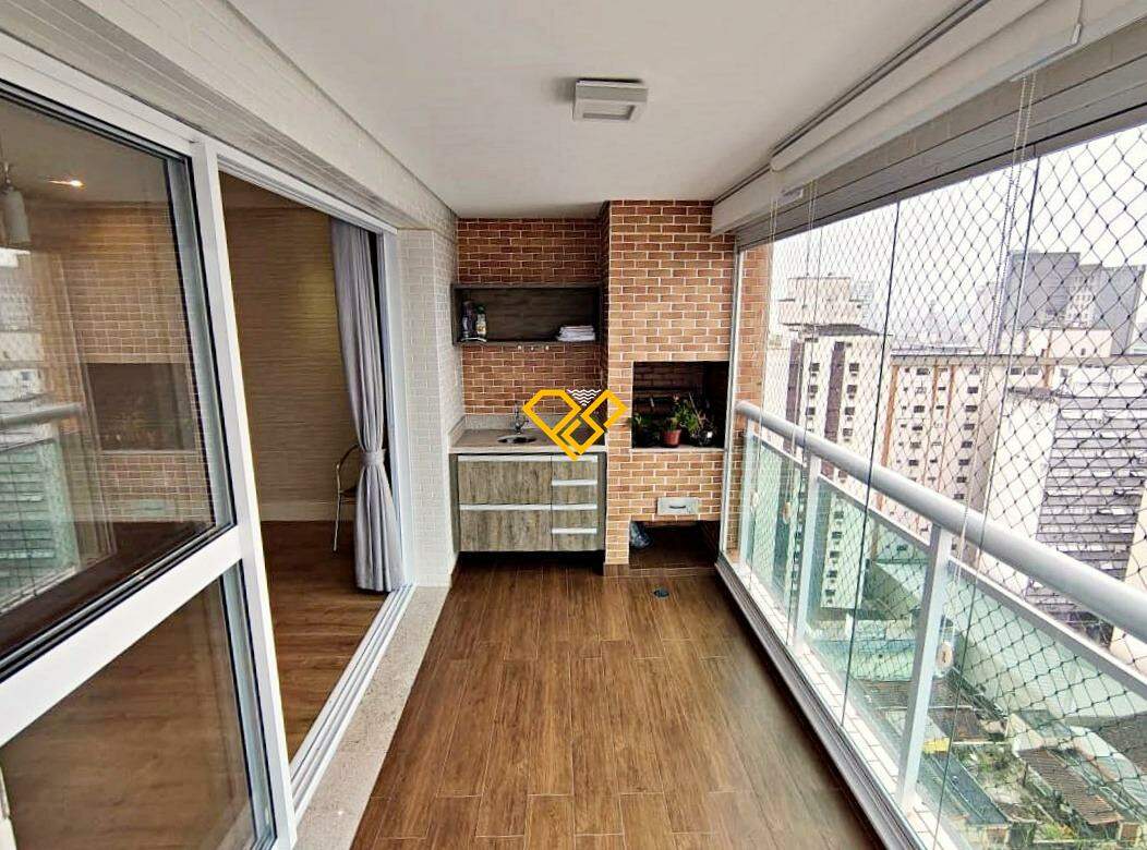Apartamento à venda no Gonzaga: Varanda