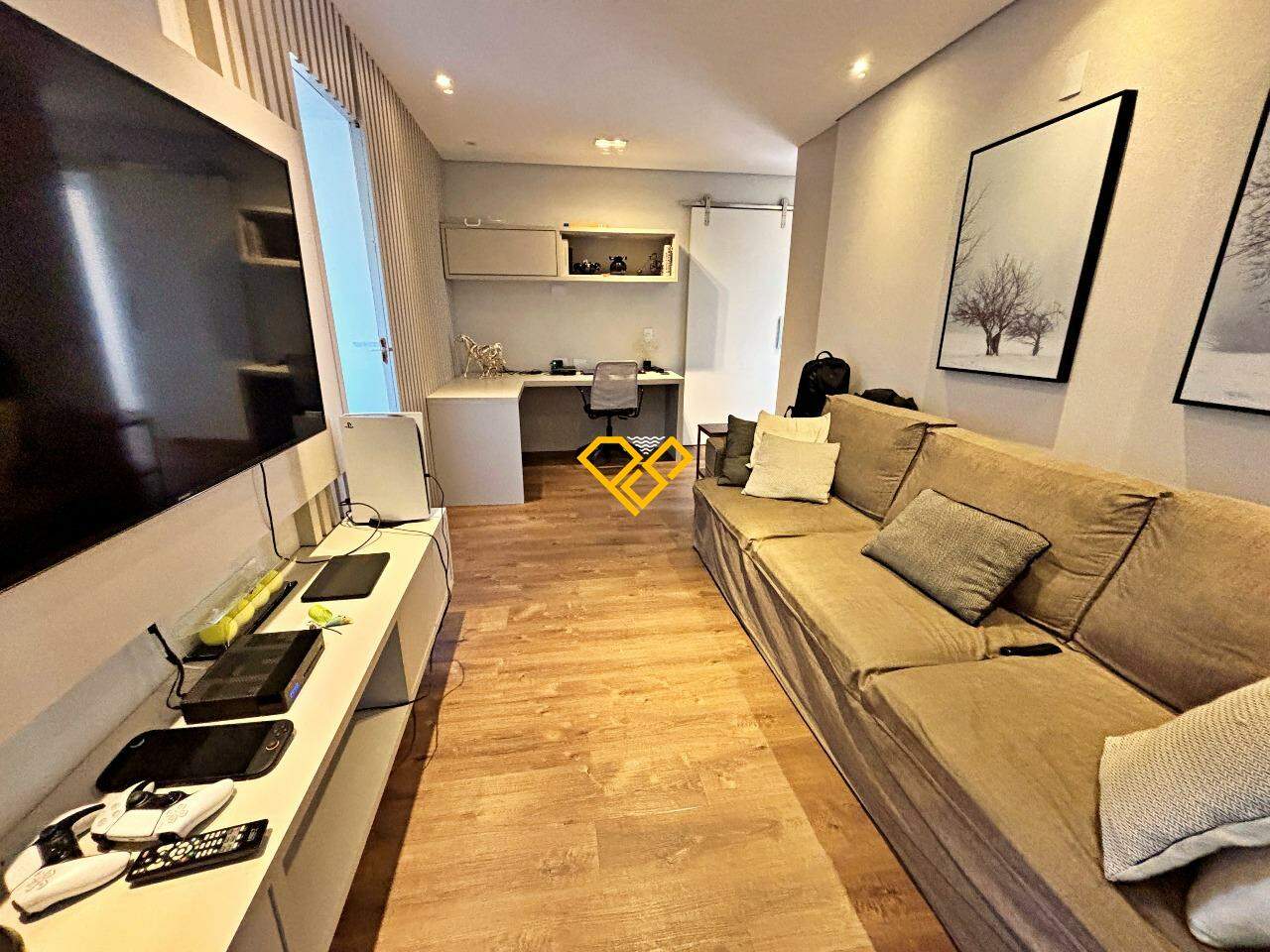 Apartamento à venda no Gonzaga: Sala de tv
