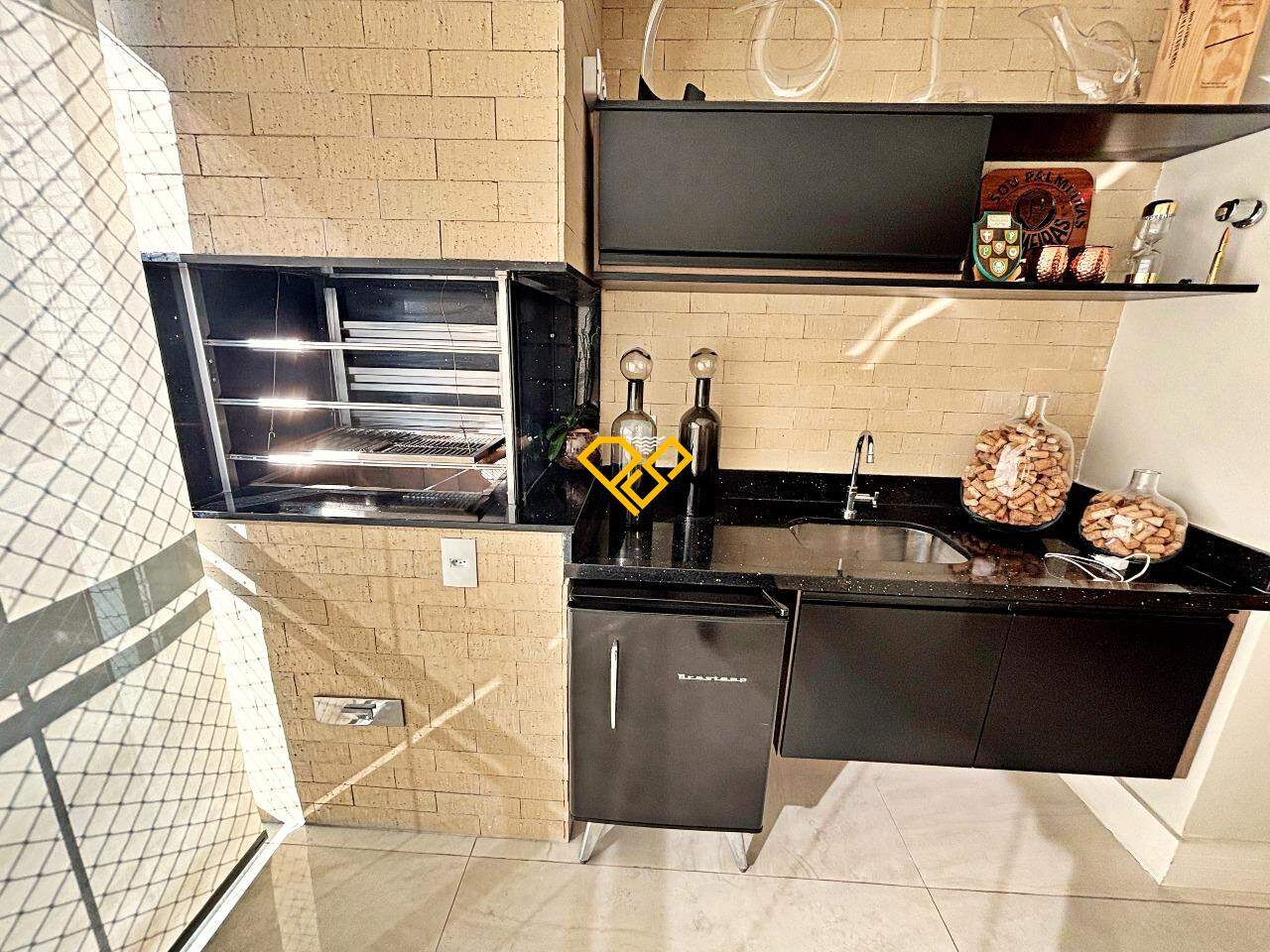 Apartamento à venda no Gonzaga: Varanda