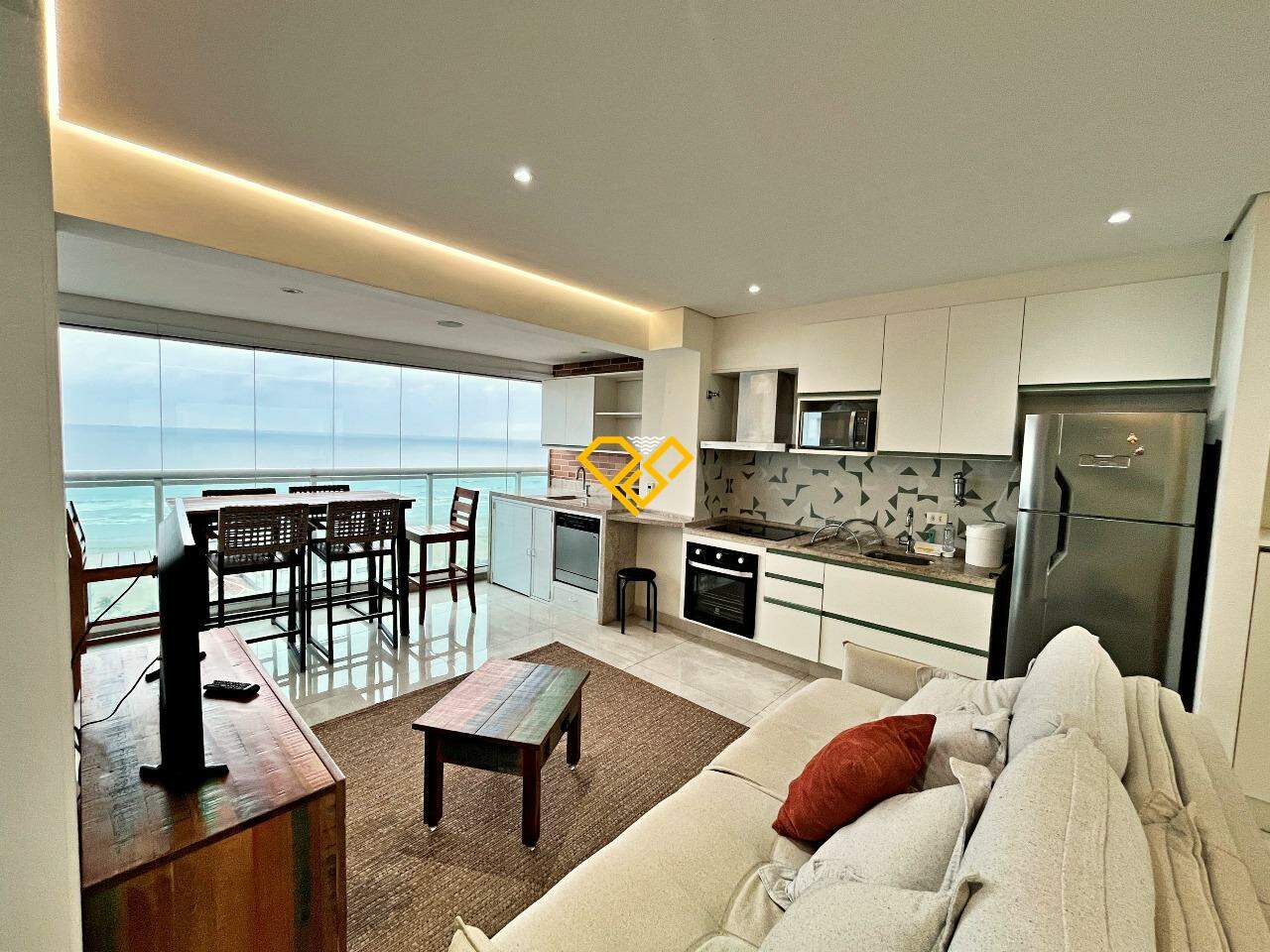 Apartamento à venda no Pompéia: Sala e cozinha