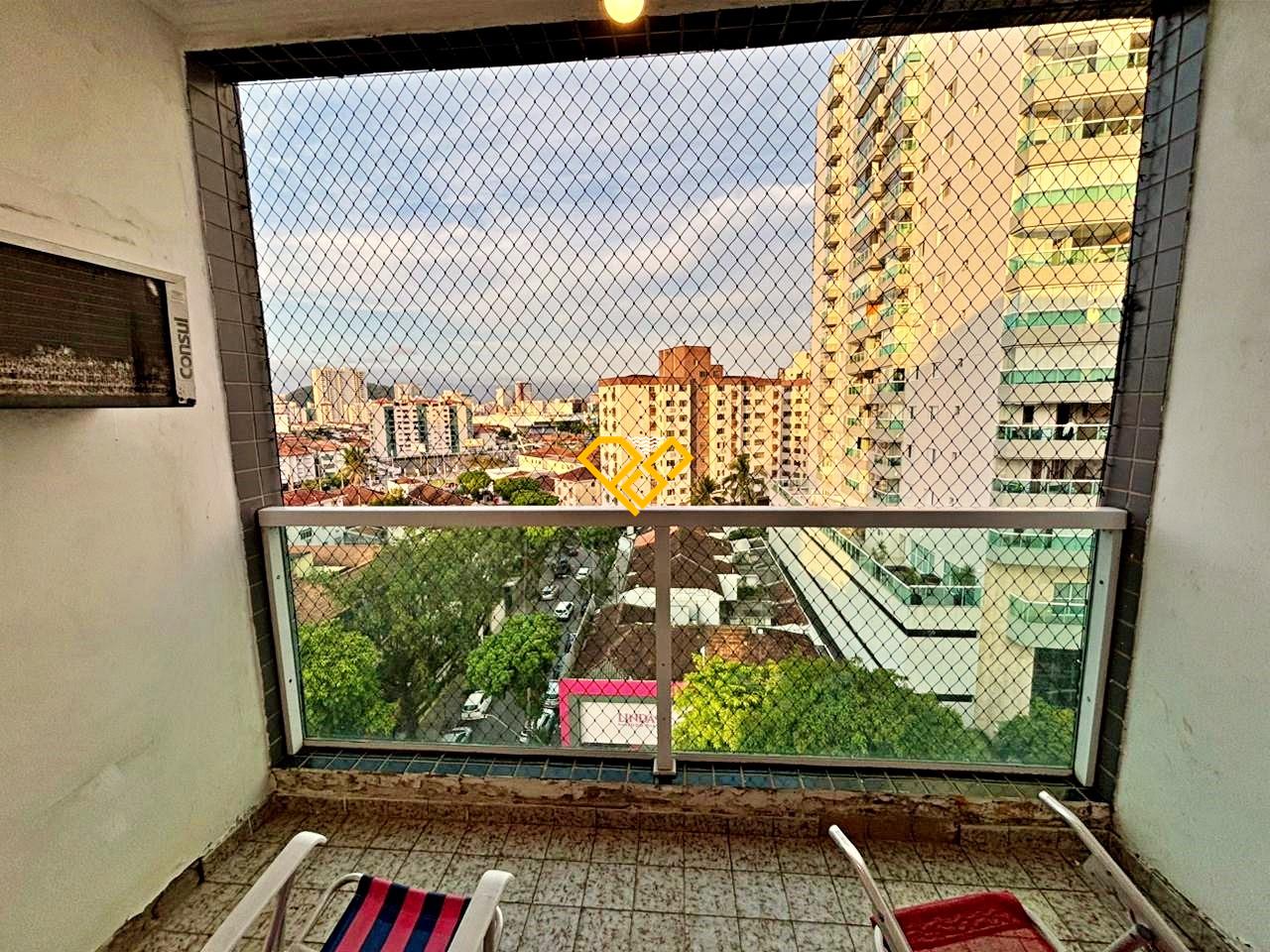 Apartamento à venda no Gonzaga: Varanda