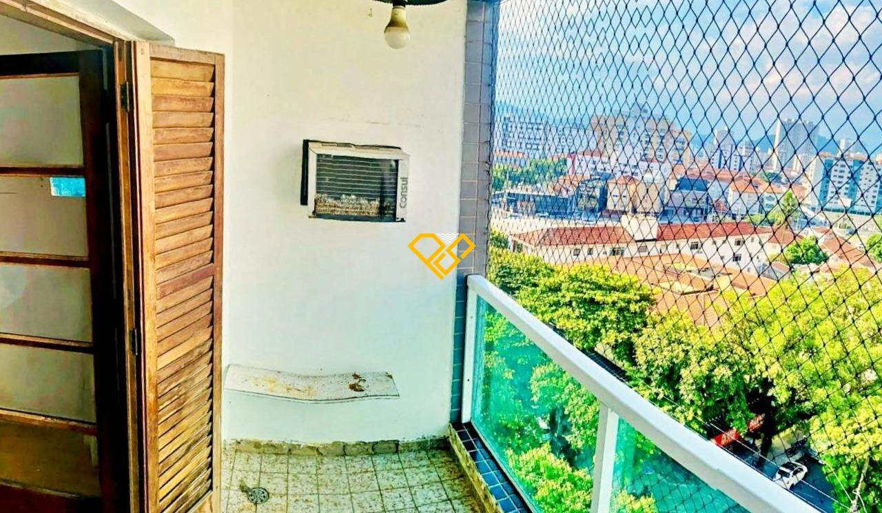 Apartamento à venda no Gonzaga: Varanda