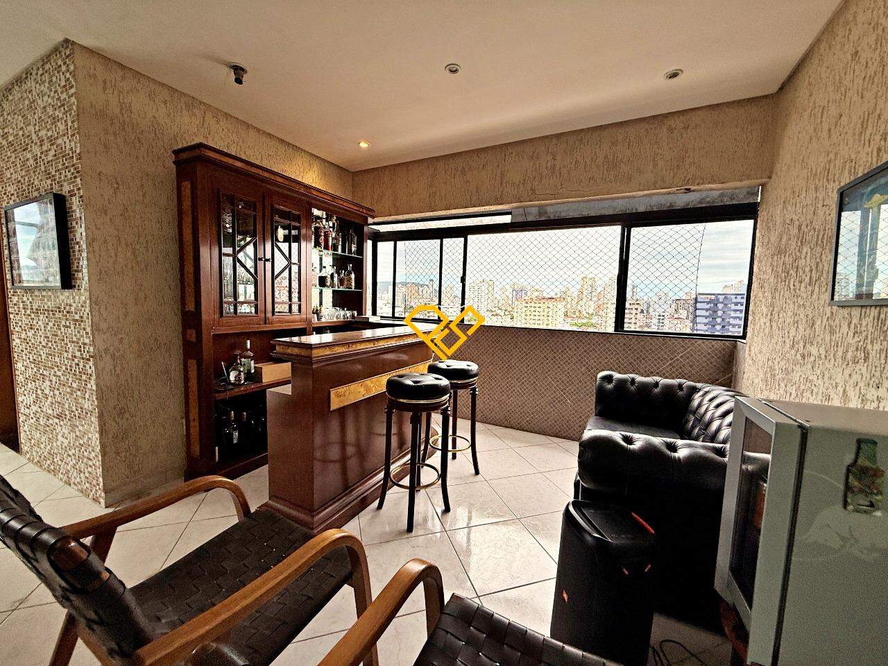 Cobertura à venda no Macuco: Sala