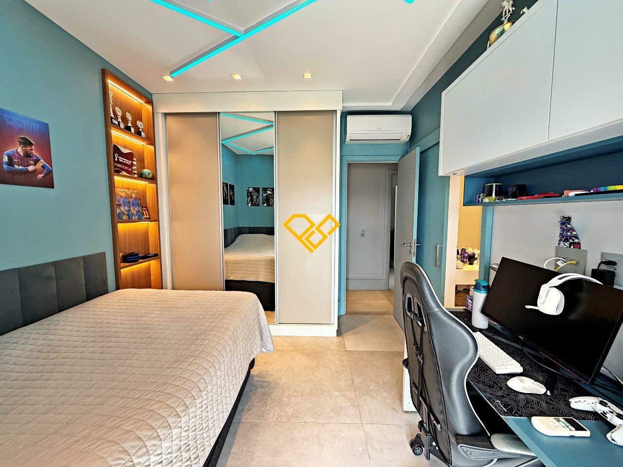Apartamento à venda no Aparecida: Dormitório 2 - suíte americana