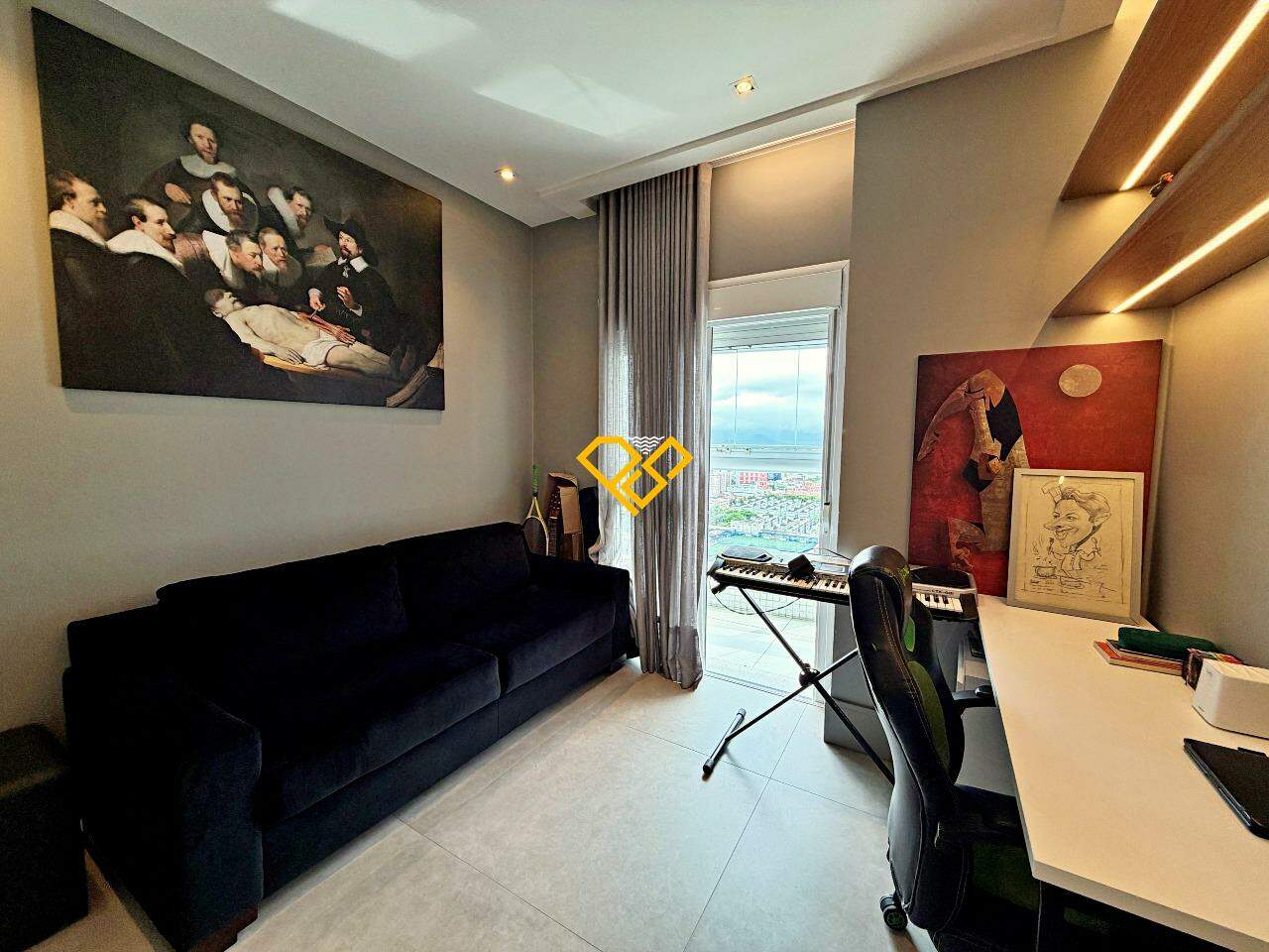 Apartamento à venda no Aparecida: Dormitório 1 - suíte americana
