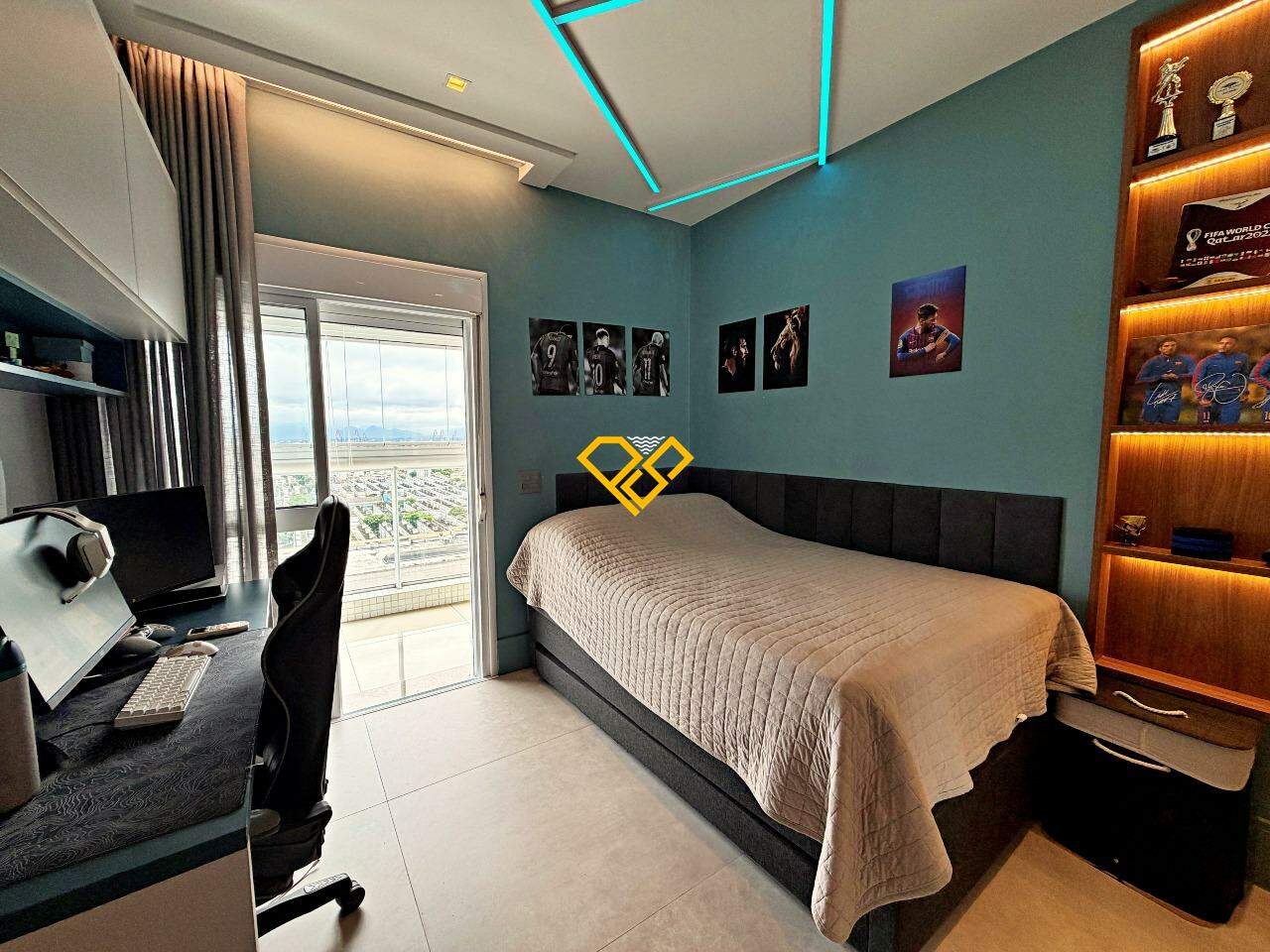 Apartamento à venda no Aparecida: Dormitório 2 - suíte americana