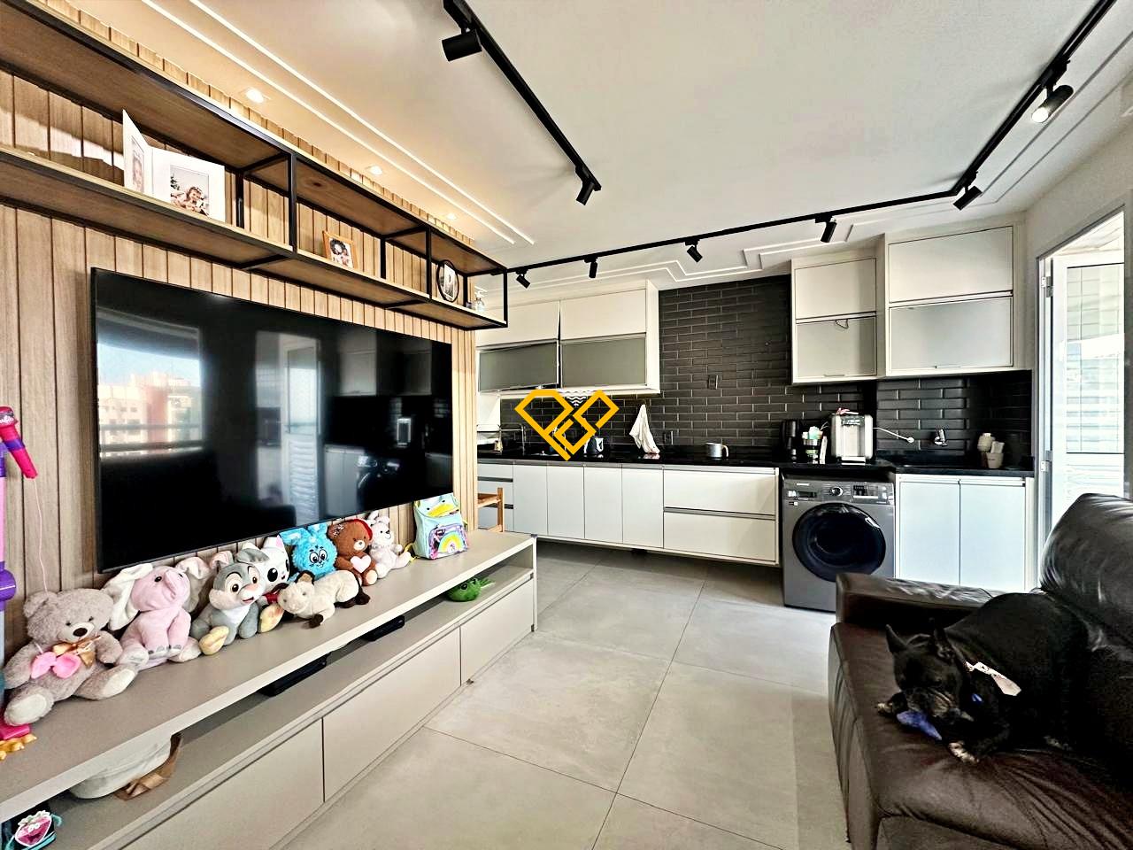 Apartamento à venda no Pompéia: Sala e cozinha