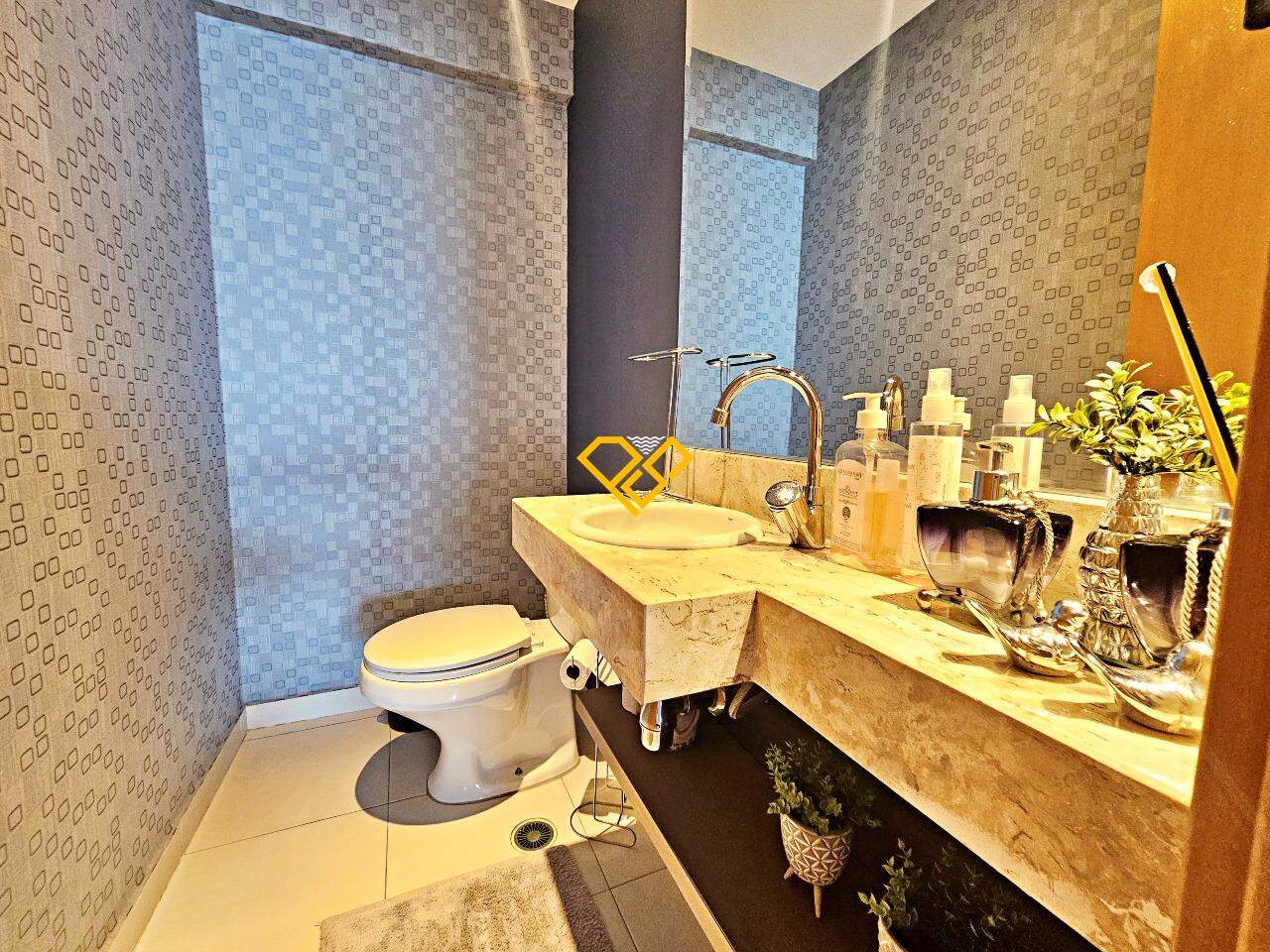 Apartamento à venda no Gonzaga: Lavabo