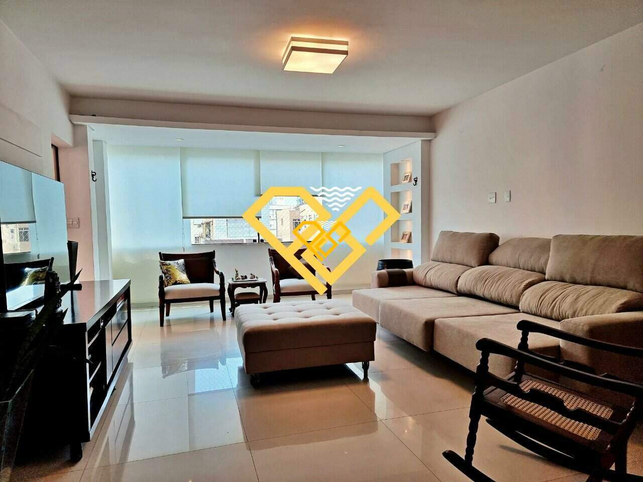 Apartamento à venda no Gonzaga: Sala