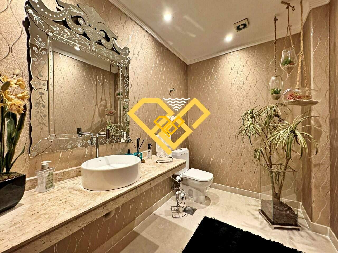 Apartamento à venda no Aparecida: Lavabo