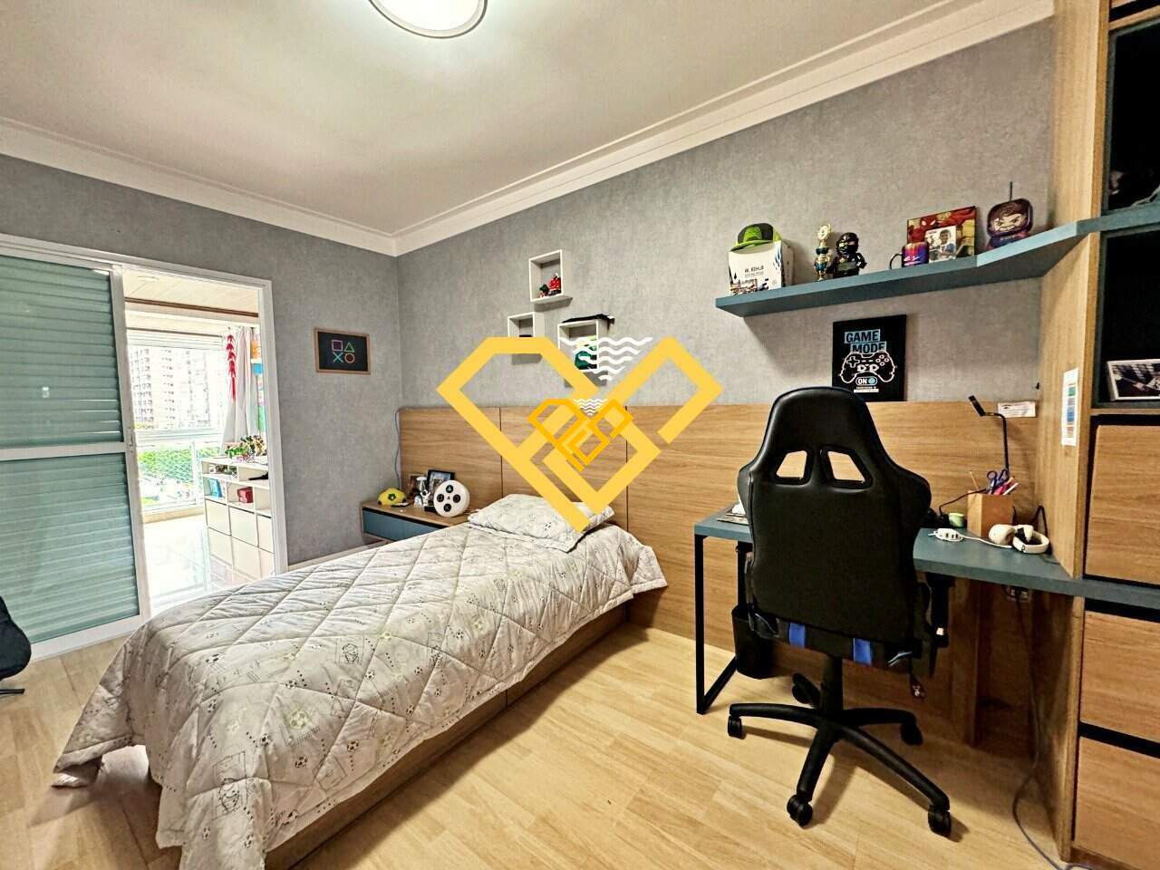 Apartamento à venda no Aparecida: Dormitório 1 - suíte