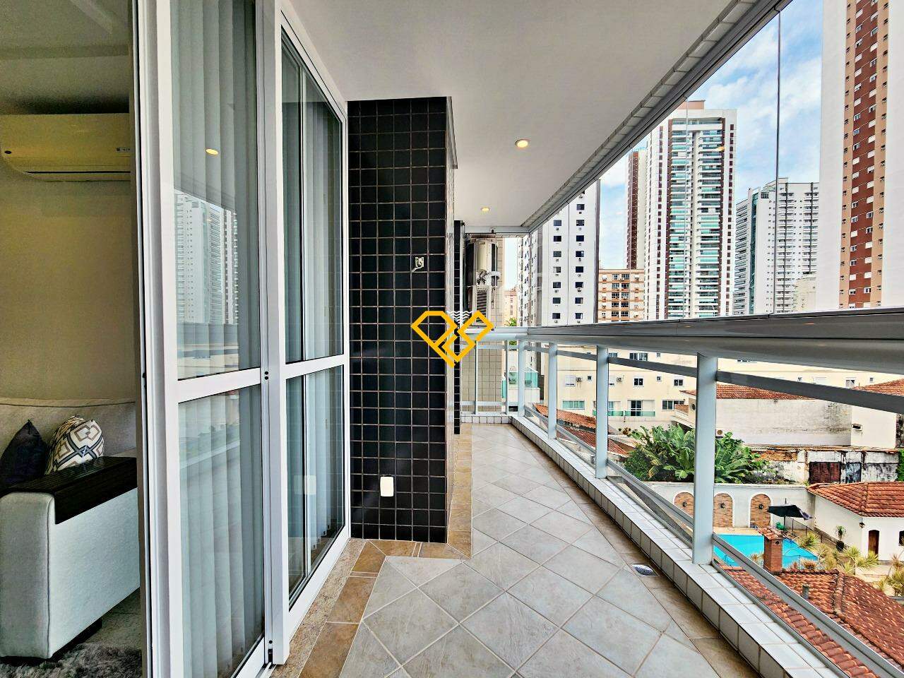 Apartamento à venda no Pompéia: Varanda