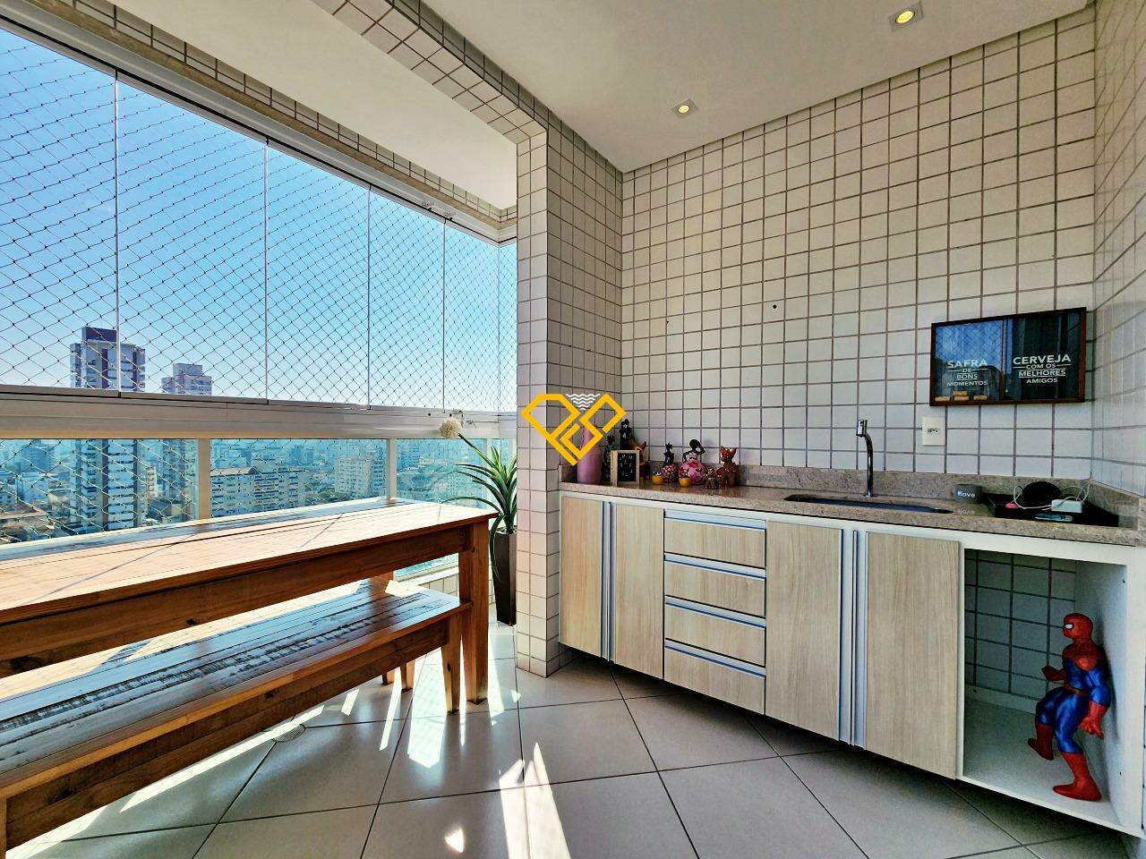 Apartamento à venda no Pompéia: Varanda