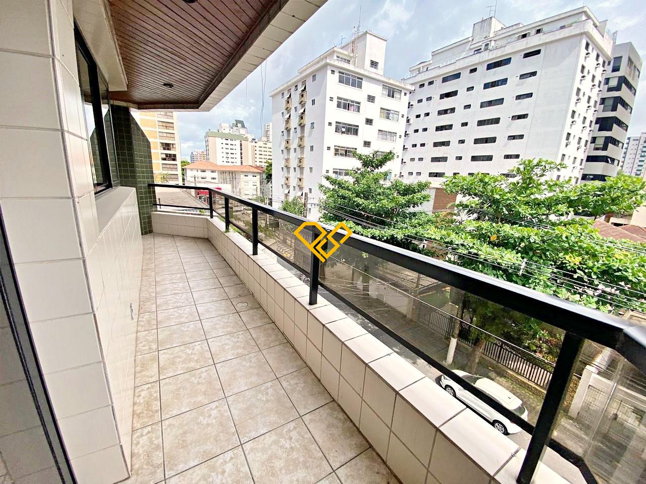 Apartamento à venda no Gonzaga: Varanda