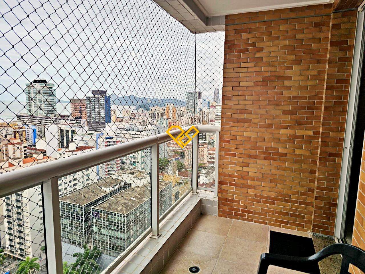 Apartamento à venda no Gonzaga: Varanda