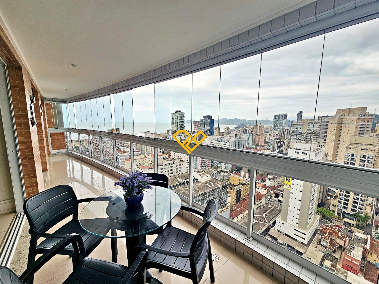 Apartamento à venda no Gonzaga: Varanda