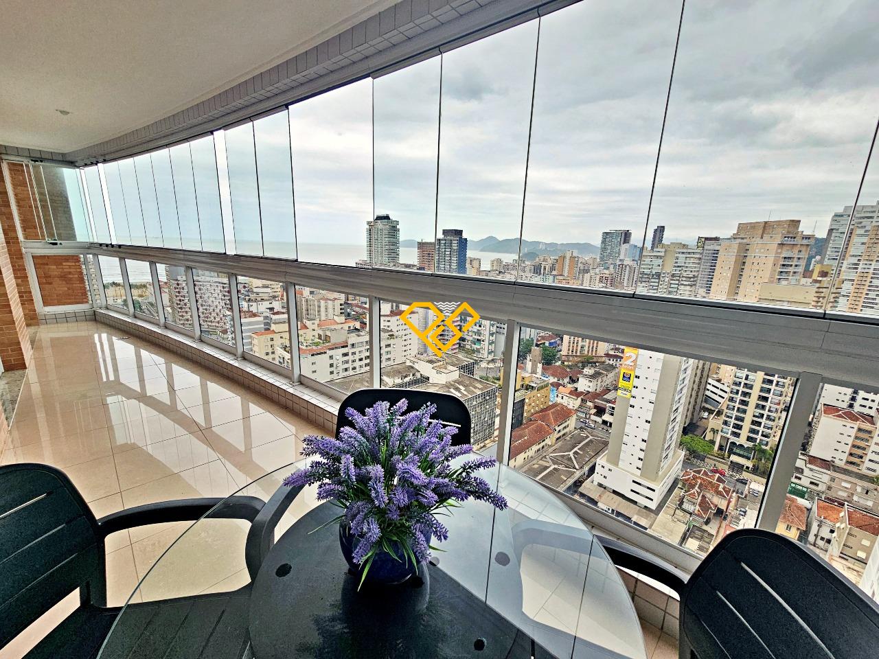 Apartamento à venda no Gonzaga: Varanda