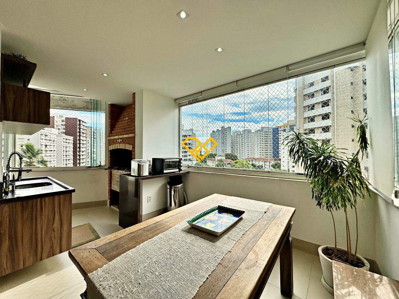 Apartamento à venda no Embaré: Área gourmet