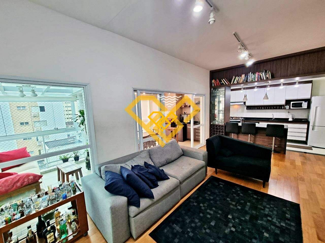 Apartamento à venda no Gonzaga: Sala