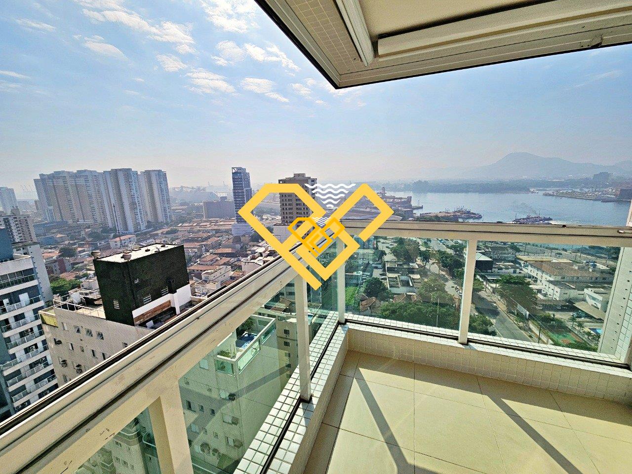 Apartamento à venda no Ponta da Praia: Varanda