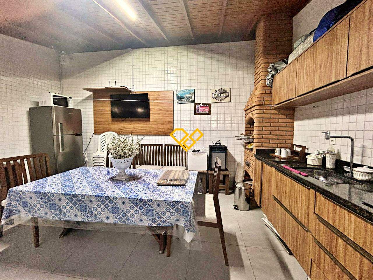 Sobreposta Baixa à venda no Campo Grande: Área gourmet com churrasqueira