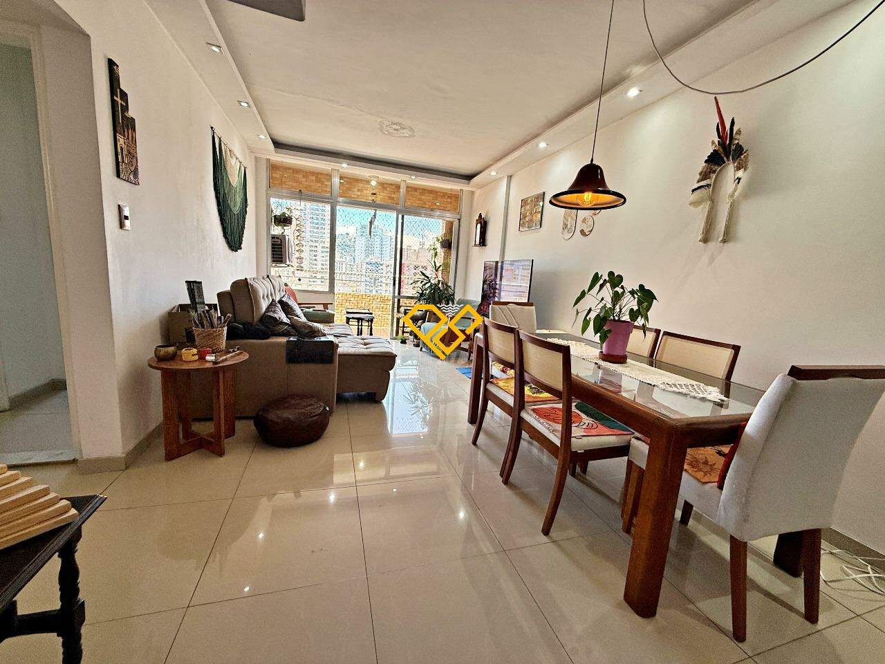 Cobertura à venda no Gonzaga: Sala 1° piso