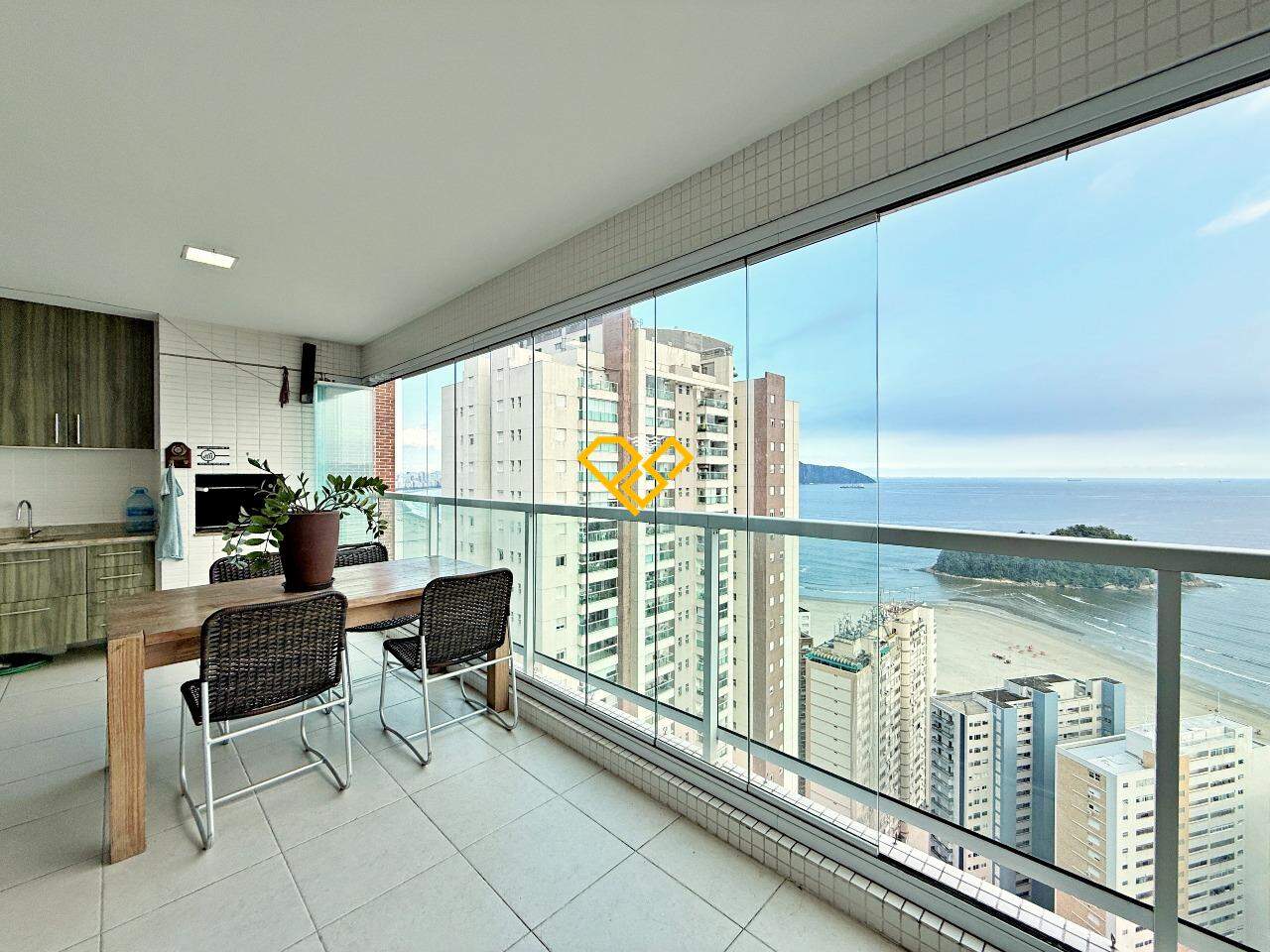 Apartamento à venda no José Menino: Varanda