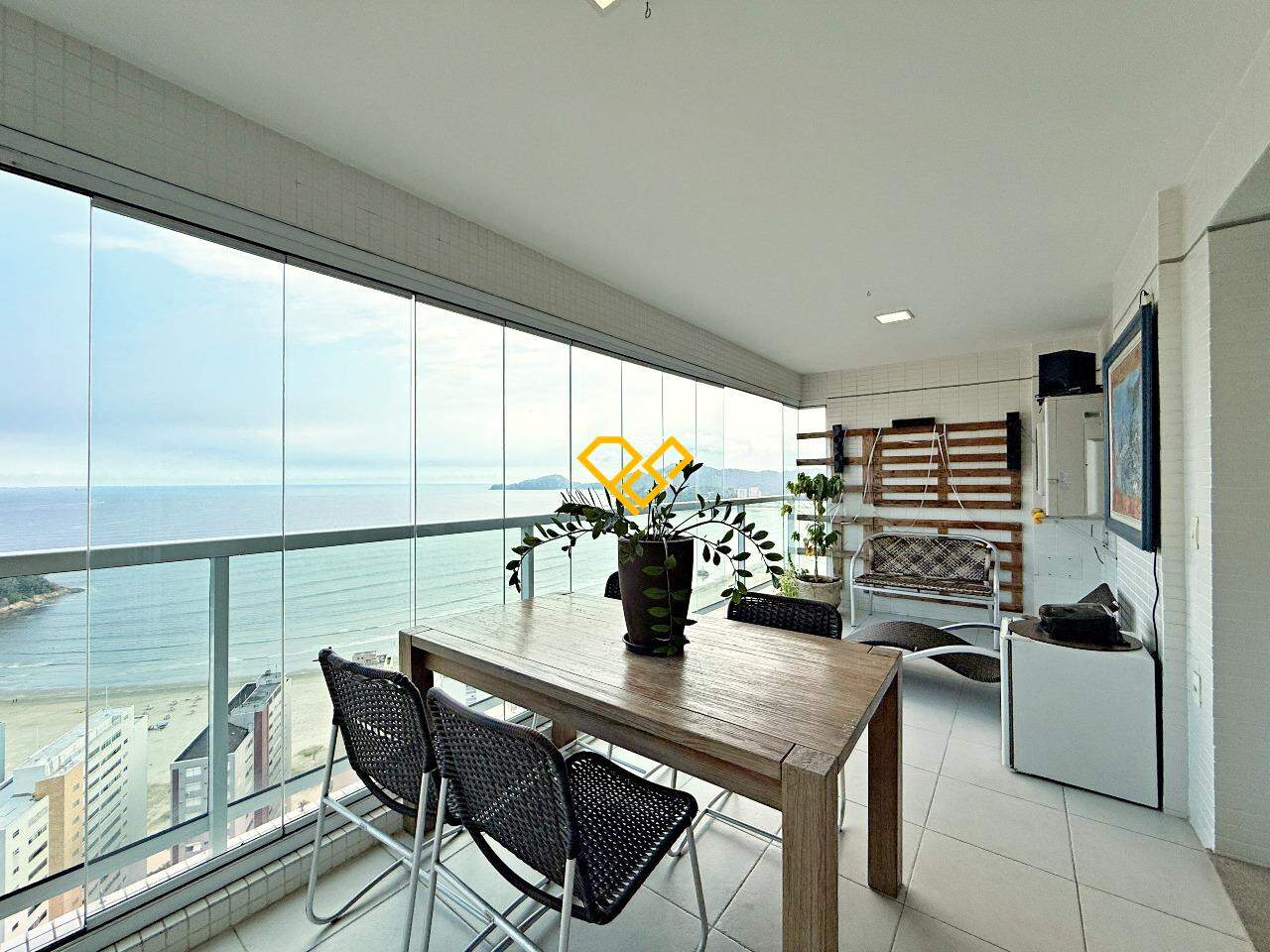 Apartamento à venda no José Menino: Varanda