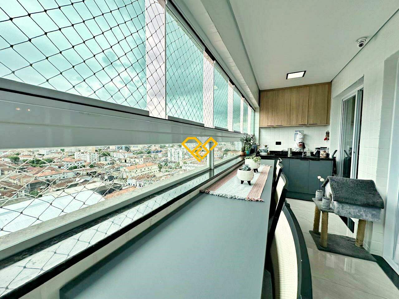 Apartamento à venda no Macuco: Varanda