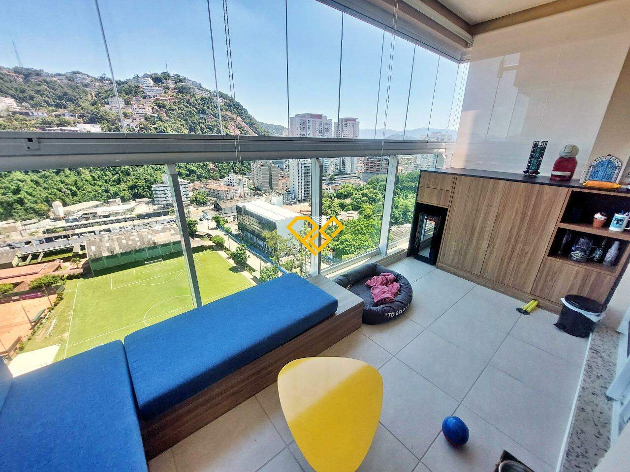 Apartamento à venda no José Menino: Varanda