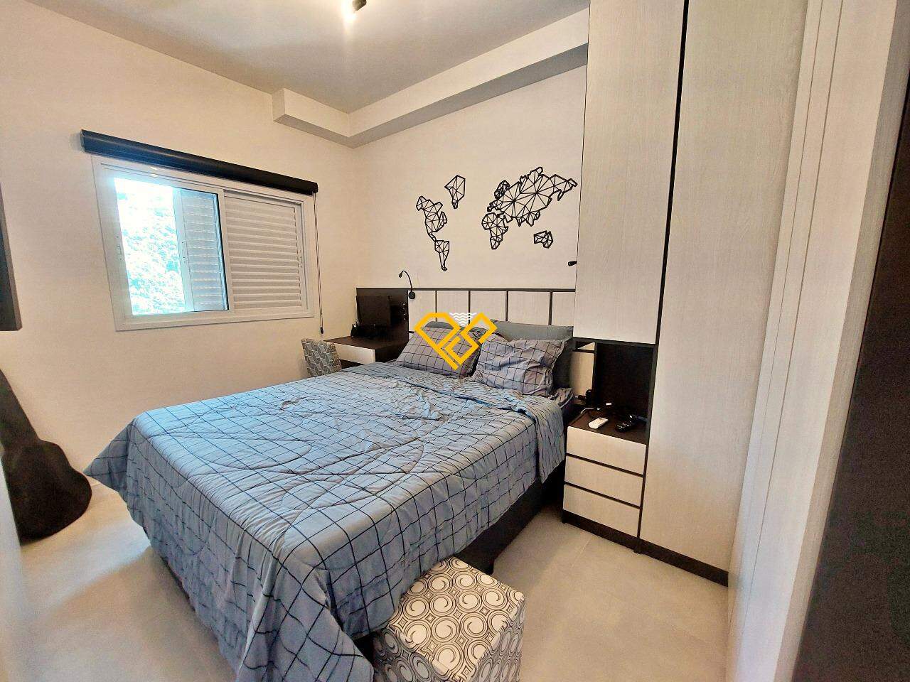 Apartamento à venda no José Menino: Dormitório