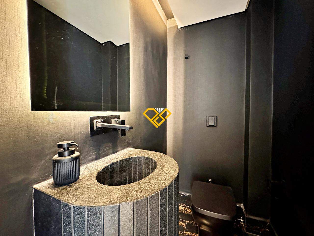 Apartamento à venda no Gonzaga: lavabo