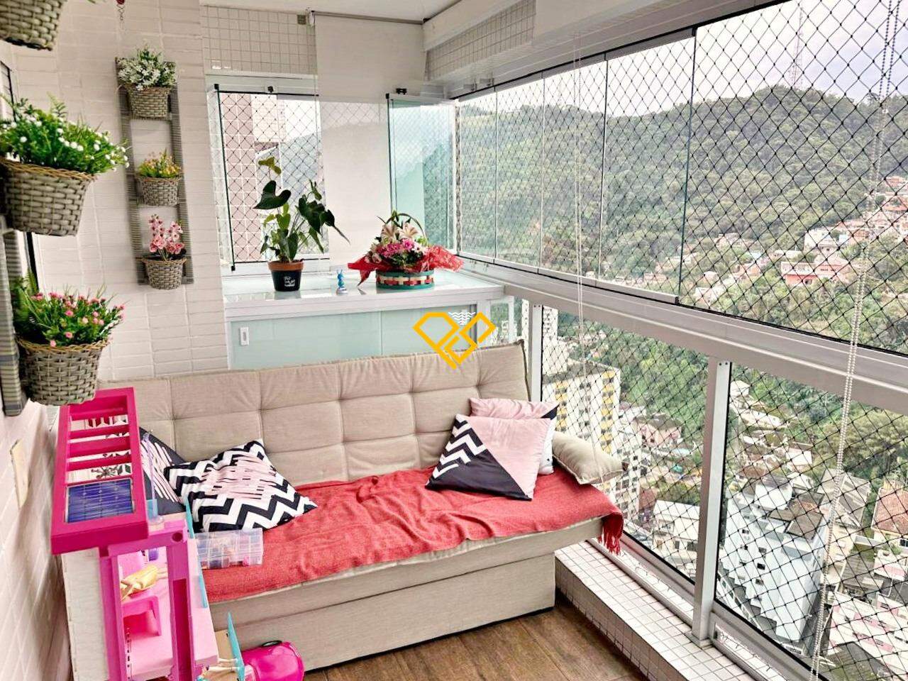 Apartamento à venda no José Menino: Varanda