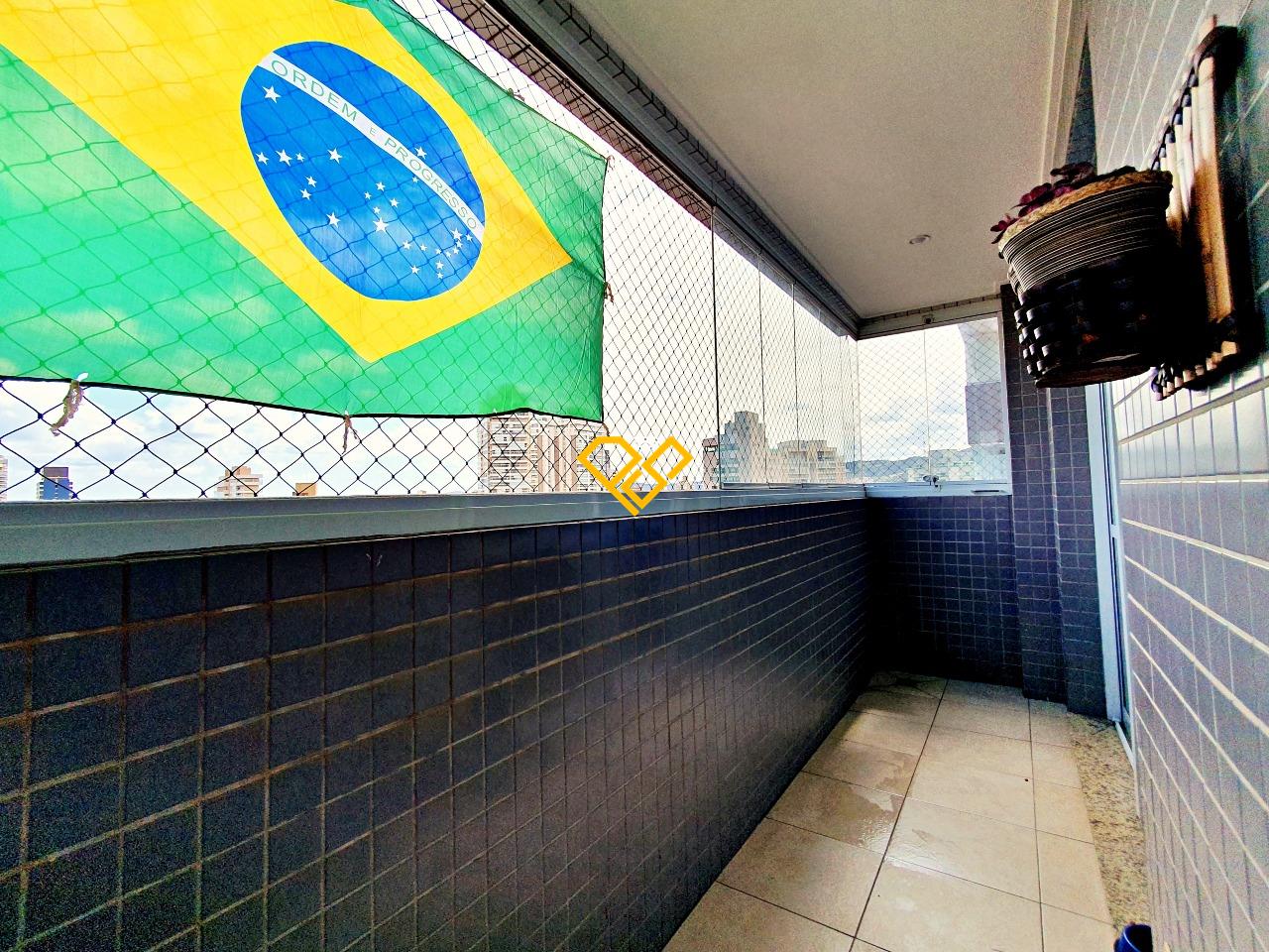 Apartamento à venda no Gonzaga: Varanda