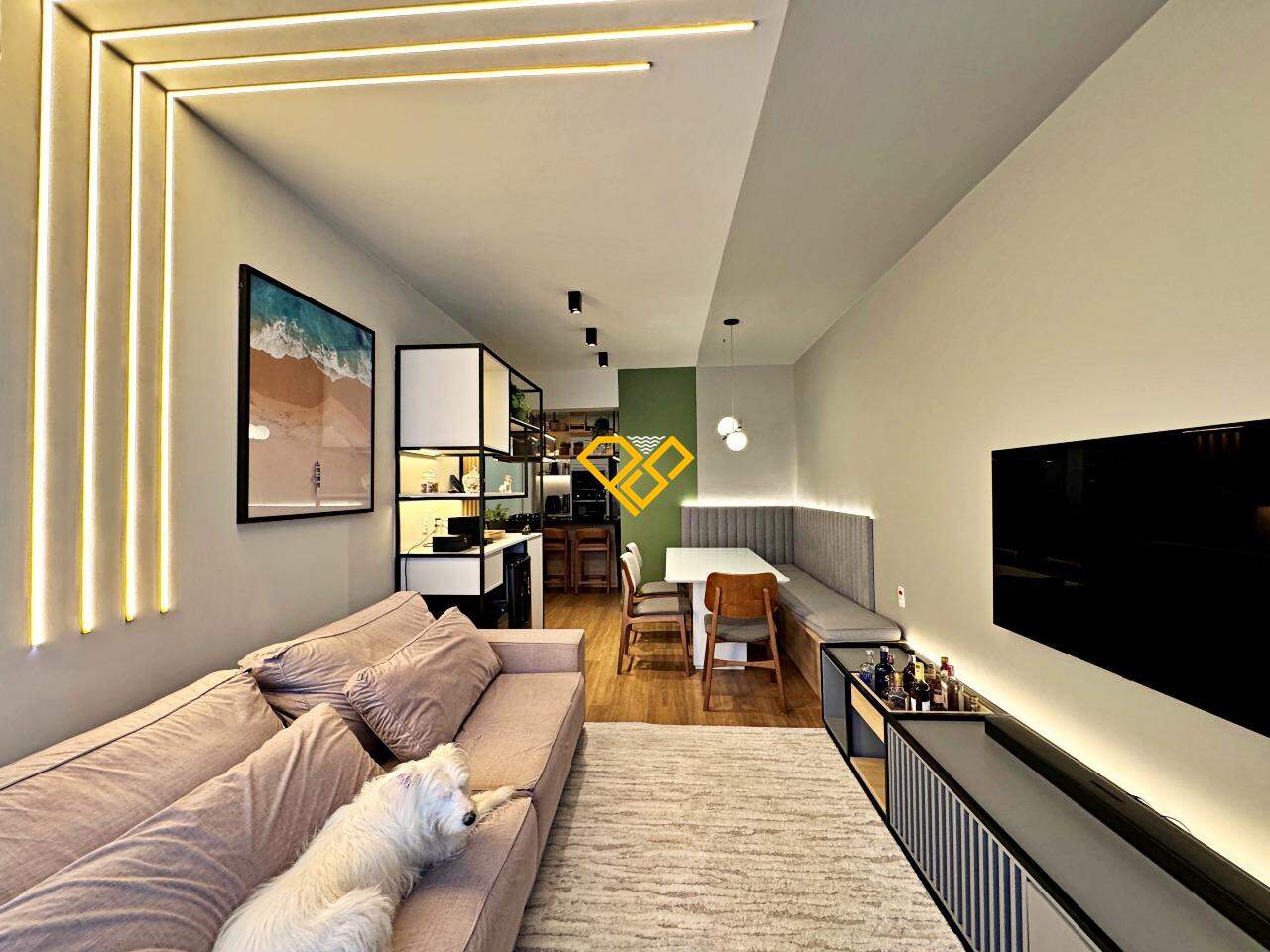 Apartamento à venda no Gonzaga: Sala