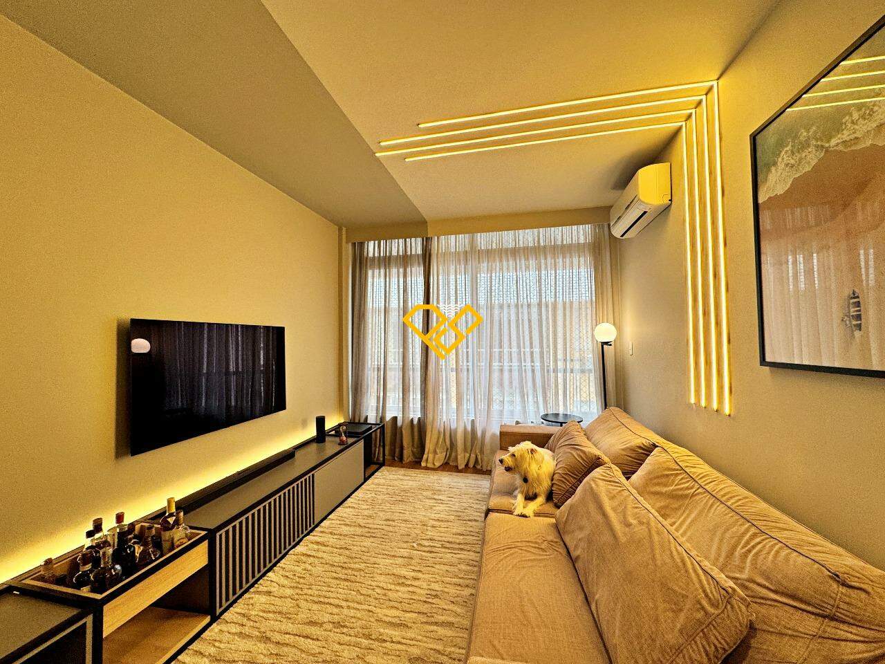 Apartamento à venda no Gonzaga: Sala