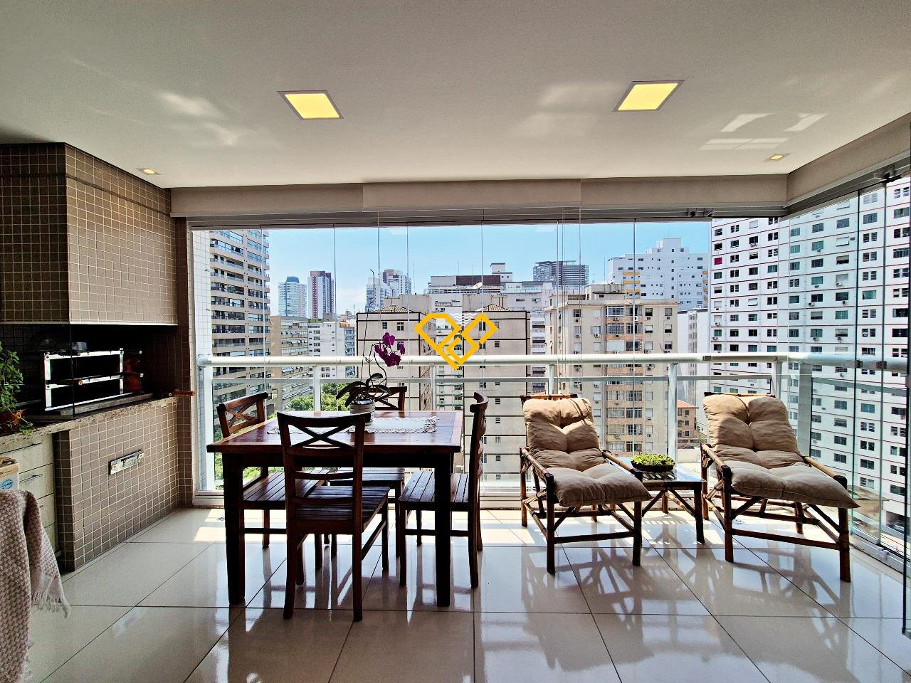 Apartamento à venda no José Menino: Varanda